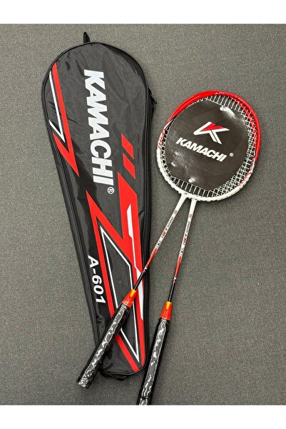 Kamachi A-601 İkili Badminton Raket Seti - Kılıflı 2'li Badminton Raketi