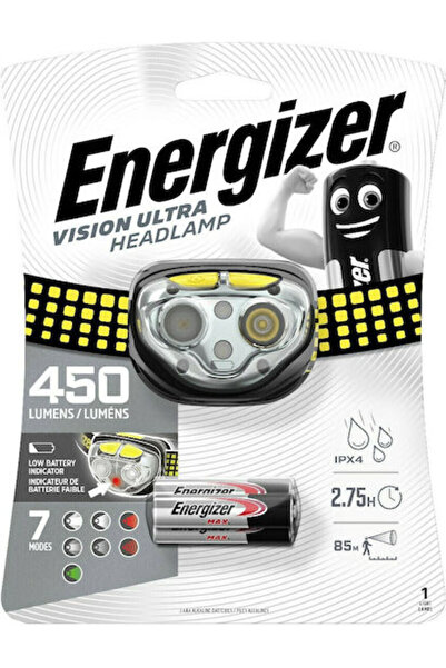 Energizer Φακός κεφαλής LED IPX4 με Μέγιστη Φωτεινότητα 450lm Vision Ultra Bl...
