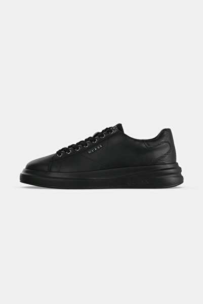 Guess Elba Erkek Deri Siyah Sneaker