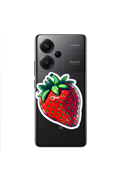 Other Xiaomi Redmi Note 13 Pro+ 5G strawberry Transparent Silicone TPU Θήκη