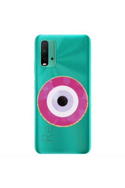 Other Xiaomi Redmi 9T Evil eye bead 2 Transparent Silicone TPU Θήκη
