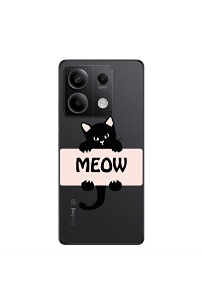 Other Xiaomi Redmi Note 13 5G Meow Transparent Silicone TPU Θήκη