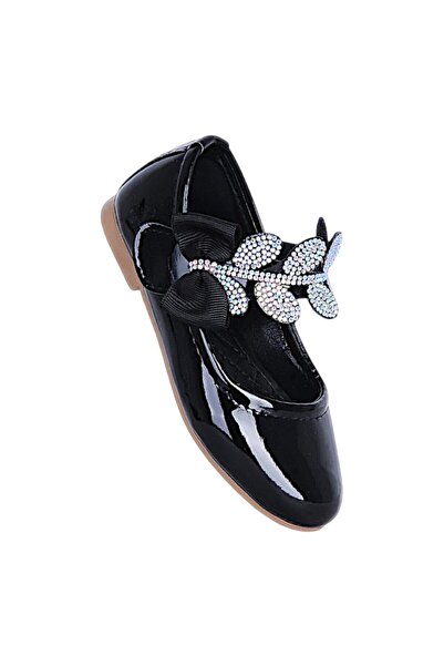 Ayakcenter Herbebe 145 Black Girls' Daily Ballet Flats