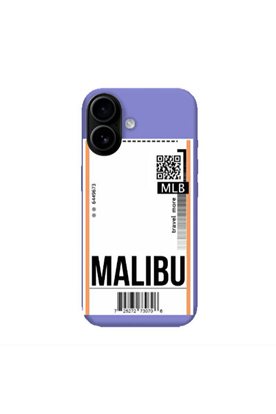 Other Apple Iphone 16 plus Malibu Travel More Purple Colored Silicone TPU Θήκη