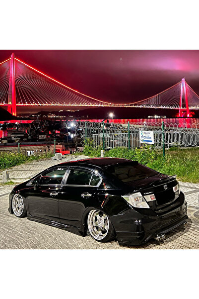 shop Honda Civic FB7 Uyumlu Şeffaf Camlı Arka Stop Lambası Komple Takımı