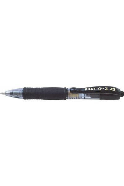 Pilot G-2 Pixie Στυλό Τζελ 0.7mm Μαύρο με Μαύρο Μελάνι Κωδικός: BL-G2-XS-7B