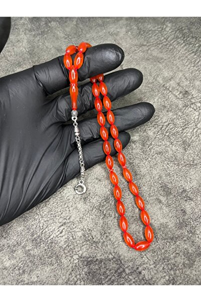 Mos Tespih High-End Fine-Cut Collectible Crimped Amber Prayer Beads