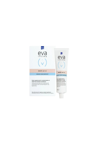 İNTERMED Eva Intima Moist Gel Tube + 9 Απλικατέρ - Ενυδατικό και Λιπαντικό Τζ...