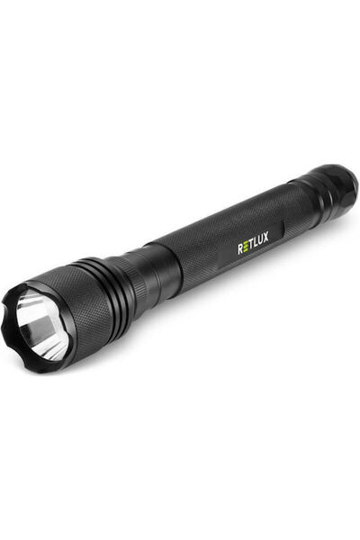 Retlux Φακός LED IP44 με Μέγιστη Φωτεινότητα 350lm Μαύρο