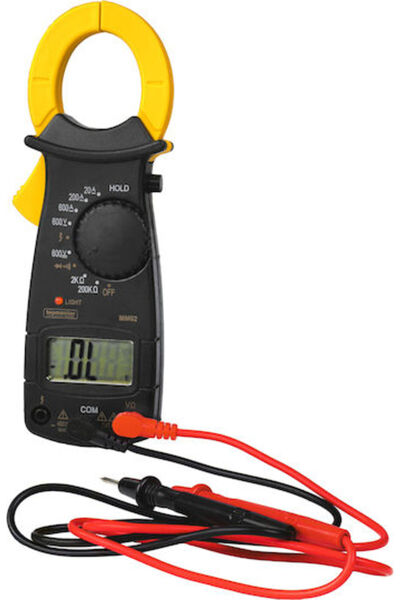 Topmaster Ψηφιακός Αμπεροτσιμπίδα 600Α AC με Ακροδέκτες Δοκιμής 279917