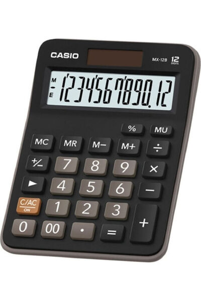 Casio Αριθμομηχανή 12 ψηφίων σε μαύρο χρώμα 1 τεμάχιο Κωδικός: MX-12B