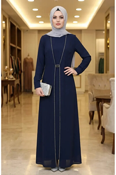 gaze Taş işlemeli tesettür Abiye Anne Model Elbise