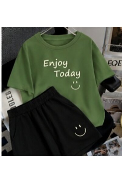 ship master Summer Collection New Arrival T-Shirt & Shorts Set Printed Patter...