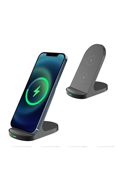 OEM Suport încărcare wireless 15W pentru telefon mobil, negru, compact, încăr...