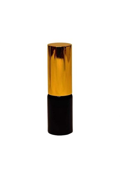 OEM Flacon negru cu pulverizator, pulverizator auriu GL18, 10ml