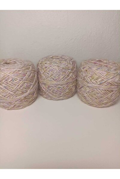 kartopya Çok Renkli Koton ve Moher(Tiftik) Örgü İpleri Karışımı 300gr(3x100 Gr)