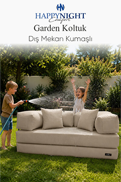 HAPPYNIGHT GARDEN Çok Amaçlı Su Geçirmez Koltuk | 90x180 (Bahçe Mobilyası)