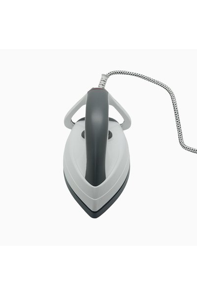 fujistar مكواة جافة FSIR202 بقوة 1200 واط |   1.45 كجم - قاعدة غير لاصقة، درجة حرارة قابلة للتعديل، حماية من الحرارة الزائدة (أسود/أبيض)