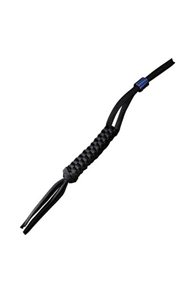 WE Paracord WE, neagra, cu margele din titan violet, 228x1740mm