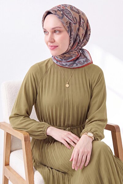 Silk Home وشاح ناعم بتصميم كراميل