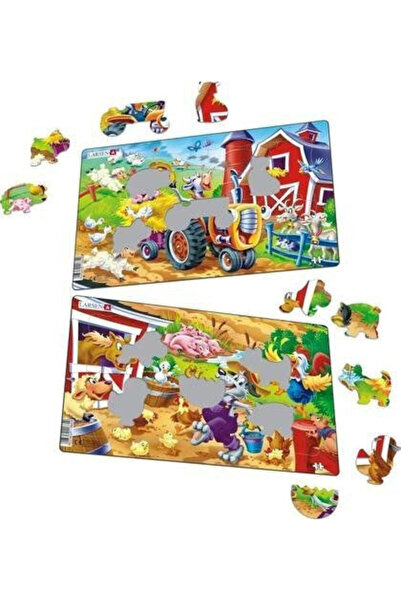 Larsen Puzzle cu piese pentru copii, pentru curte, 3+ ani