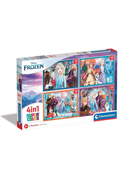 CLEMENTONI Puzzle pentru copii Supercolor - Frozen, pentru 3+ ani, 72 piese