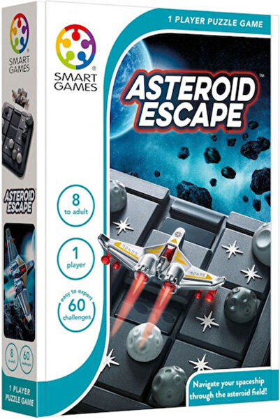 Smart Games Joc de societate Διάστημα Asteroid Escape pentru 1 jucător, 8+ an...
