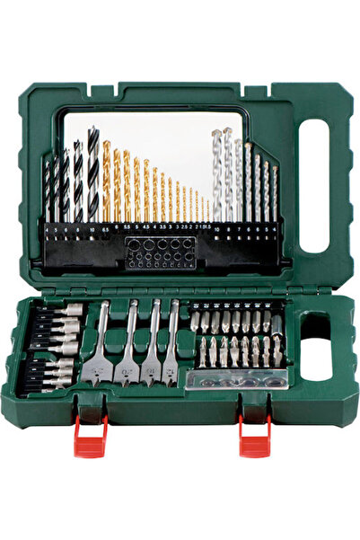 Metabo Set de 86 de burghie tip pene cu tijă cilindrică pentru lemn și metal ...