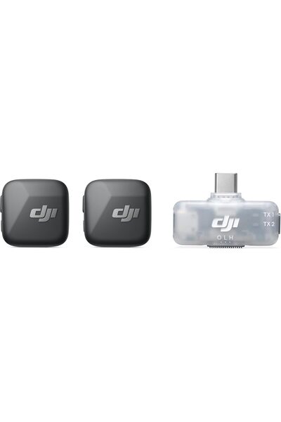 DJI Mic Mini 2 (2 TX + 1 Mobile RX + Charging Case), Wireless Mic for iPhone ...