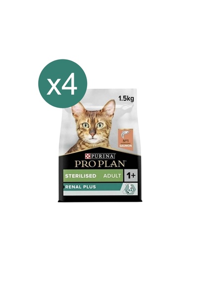 Pro Plan Proplan Sterilised Kısırlaştırılmış Somonlu Kedi Maması 1.5 Kg x 4 ADET