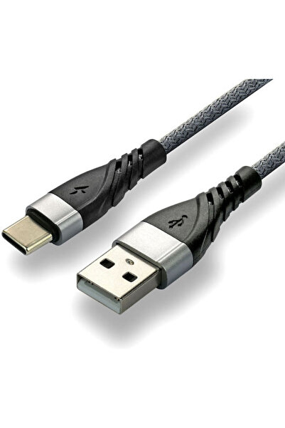 everActive Cablu USB 2.0 USB-C tată - USB-A Gri 2m (CBB-2CG)