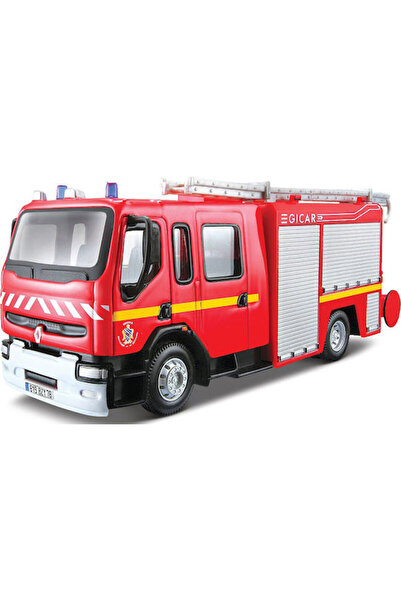 BBURAGO Forța de Urgență Renault Premium Autospecială de Pompieri Scară 1:50 ...