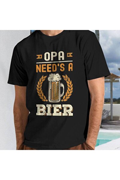 12 Teknoloji تي شيرت Opa Needs A Beer Bier German Oktoberfest المضحك - قمصان ...