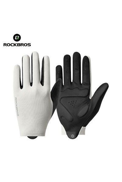 Choice5 ROCKBROS L S408-1 White ROCKBROS Cycling Gloves Lightweight Breathabl...