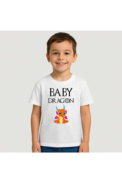 Fruit of the loom Tricou copii Baby Dragon Portocaliu 100% Bumbac