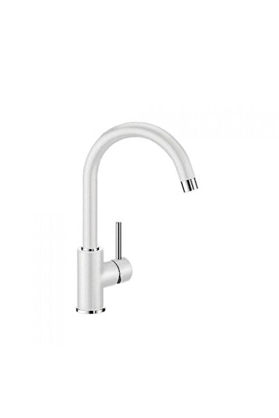 Blanco Mida SILGRANIT®-Look White Μπαταρία Κουζίνας με Περιστρεφόμενο Ρουξούνι