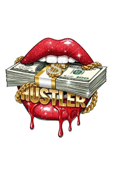 MegaSticker Lip Hustler Sticker Sticker for Car, Motorcycle, Helmet, Laptop, ...