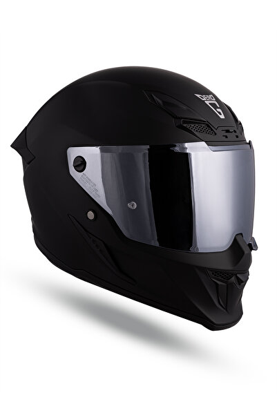 DeadG Inferno Mat Siyah Güneş Vizörlü Kask