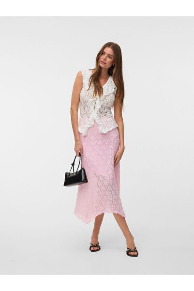 Vero Moda Rock VMROSIE Mittlere Taille Midirock