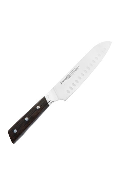 Fissman Cutit de bucatarie tip santoku, Fissman, 18cm, otel, maner plastic