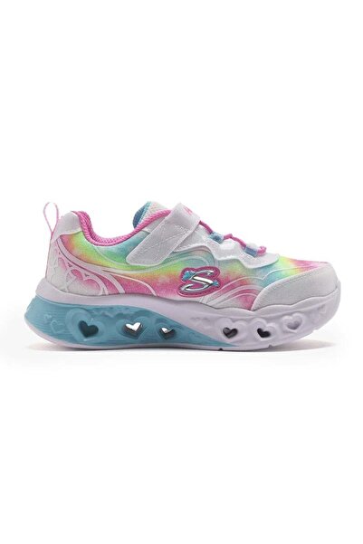 SKECHERS أحذية كاجوال للأطفال من Flutter Heart Lights-Groovy Swirl 303253N-WM...