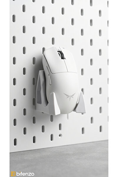 Bitenzo3D Skadis Uyumlu Oyuncu Faresi Standı - Delikli Duvar Paneli Mouse Tut...