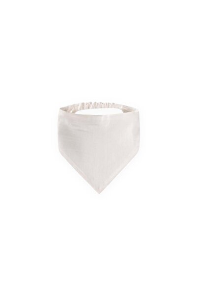 Cigit Muslin Elastic Hair Bandana Ecru