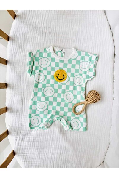 NUNU BABY Smile Damalı Tulum
