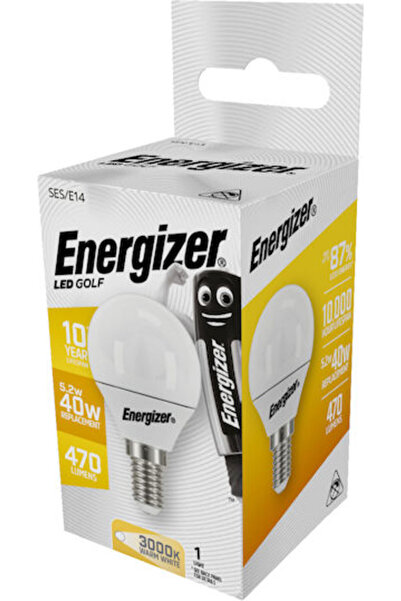 Energizer Λάμπα LED 5.2W για ντουί E14 Θερμό Λευκό 470lm