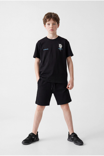 PAULMARK Boy's Elastic Waist Shorts