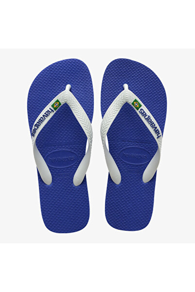 Havaianas Papuci albastri cu sigla Brasil