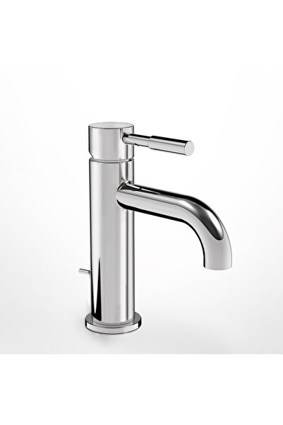 LA TORRE New Tech Chrome Μπαταρία Νιπτήρος με Aυτόματη Βαλβίδα 12007-100