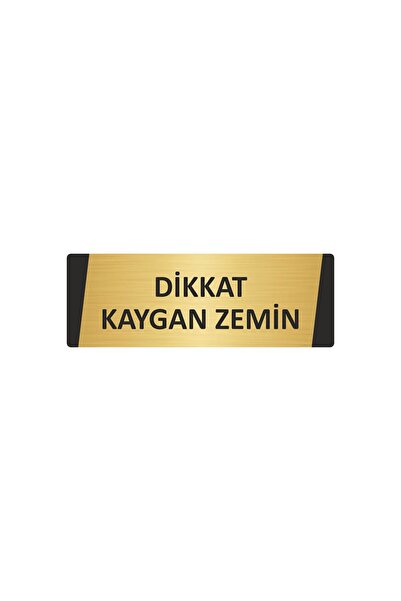 Özarslan Dizayn لافتة تحذيرية معدنية للتنبيه على الأرضيات الزلقة مقاس 10×20 س...