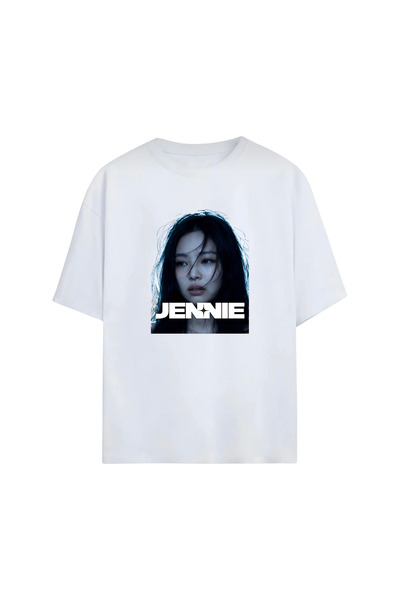 Grafftee Clothing Kpop Blackpink Jennie Baskılı Trend Oversize Tasarım Pamukl...
